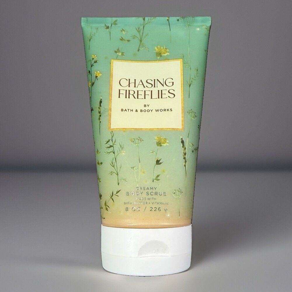 Bath &Body Works Chasing Fireflies Creamy Exfoliant Body Scrub 8oz Full Size-NEW
